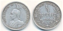 ¼ rupie from German East Africa