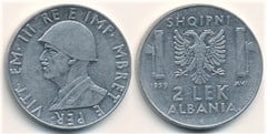 2 leke (Italian Occupation) from Albania