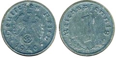 1 reichspennig from Germany-III Reich