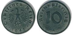 10 reichspfennig from Germany-III Reich