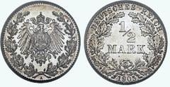 1/2 mark from Germany-Empire