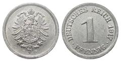 1 pfennig from Germany-Empire