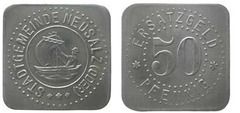 50 pfennig (Ciudad de Neusalz-Provincia prusiana de Silesia) from Germany-Notgeld
