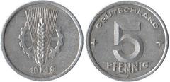 5 pfennig from Germany-Democratic Republic