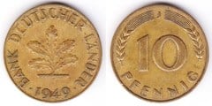 10 pfennig from Germany-Federal Rep.
