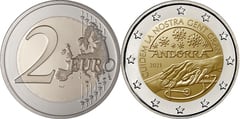 2 euro (Elderly in COVID-19) from Andorra