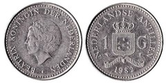 1 gulden from Netherlands Antilles