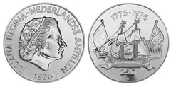 25 gulden (U.S. Bicentennial) from Netherlands Antilles
