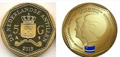 5 gulden (Curaçao) from Netherlands Antilles