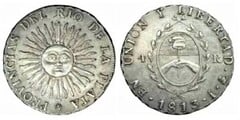 4 reales from Argentina-Provinces