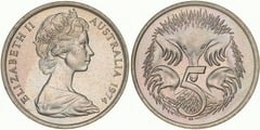 5 cents (Elizabeth II) from Australia
