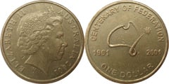 1 dollar (Centennial of the Federation) from Australia