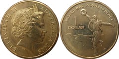 1 dollar (60th Anniversary of World War II) from Australia