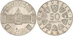 50 schilling (100 Aniversario del Instituto de Agricultura) from Austria