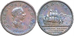 1 penny (British Colony) from Bahamas