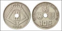 10 centimes (Leopold III - Belgique-België) from Belgium
