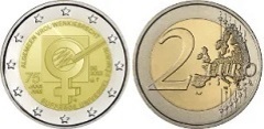 2 euro (75 Aniversario del Sufragio Femenino en Bélgica) from Belgium