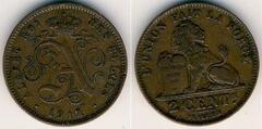 2 centimes (Albert I des belges) from Belgium