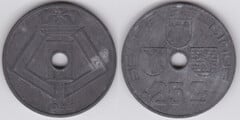 25 centimes (Leopold III - België-Belgique) from Belgium