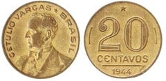 20 centavos (Getulio Vargas) from Brazil