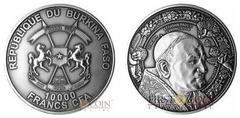 10000 francs CFA (Canonización Juan Pablo II) from Burkina Faso