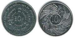 10 francs from Burundi