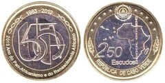 250 escudos (50th Anniversary of the Organization of African Unity (OAU)) from Cape Verde