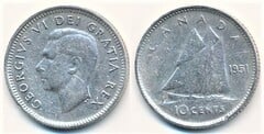 10 cents (George VI) from Canada