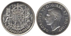 50 cents (George VI) from Canada