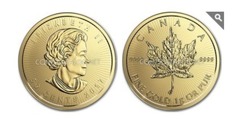 50 cents (Maple Leaf) from Canada