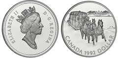 1 dollar (175th Anniversary of Kingston Stagecoach) from Canada