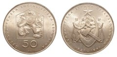50 korun (50 Aniversario del Partido Comunista checoslovaco) from Czechoslovakia