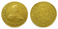 8 escudos (Ferdinand VI) from Chile