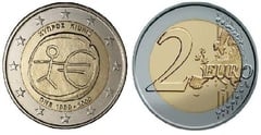 2 euro (10th Anniversary of the Economic and Monetary Union / EMU / NSO) from Cyprus