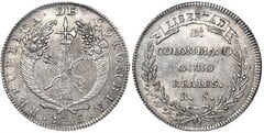 8 reales (New Grenada) from Colombia