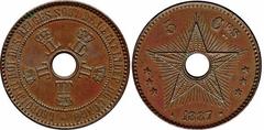 5 centimes from Congo-Free State