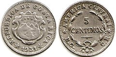 5 céntimos from Costa Rica