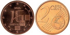 2 euro cent from Croatia