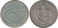 1 peso (Non-Aligned Nations Summit) from Cuba
