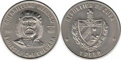 1 peso (20th Anniversary of the disappearance of Ernesto Che Guevara) from Cuba