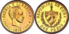 2 pesos from Cuba