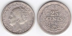 25 cents from Curaçao