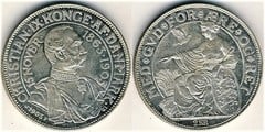 2 kroner (40th Anniversary of the Reign) from Denmark