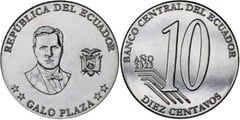 10 centavos (Galo Plaza) from Ecuador