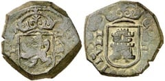 2 maravedíes (Charles II) from Spain