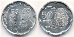 50 pesetas (Juan Carlos I) from Spain
