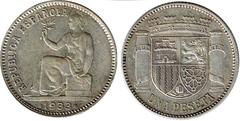 1 peseta (II Republic) from Spain