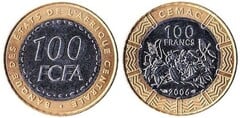 100 francs FCFA from Central African States