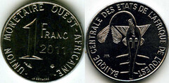 1 franc CFA from Western African States