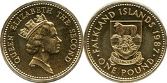 1 pound from Falkland Islands